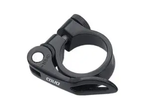 seat bracket with quick release, black 28,6 mm